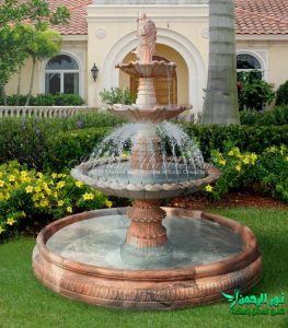 Fountain garden home